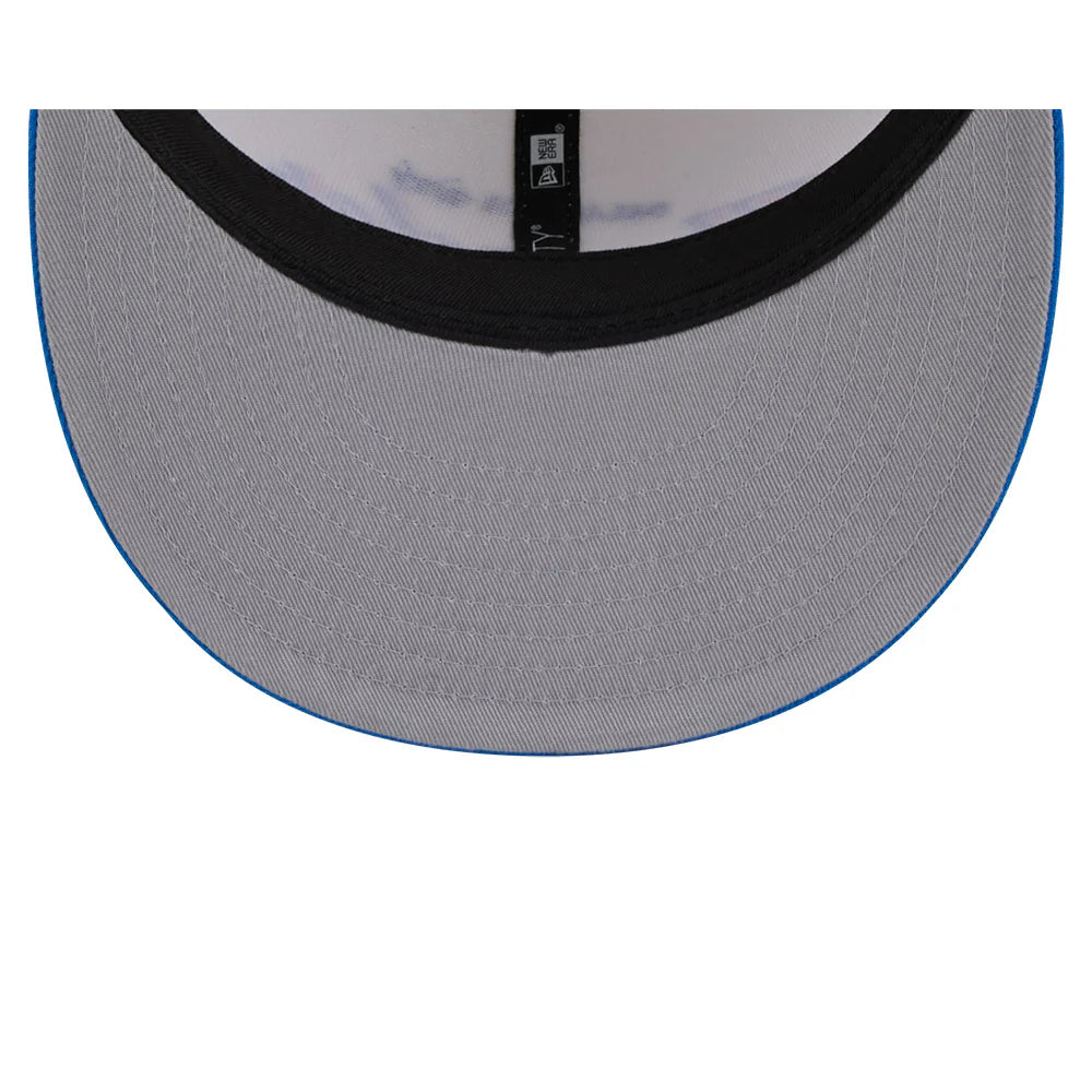 Oklahoma City Thunder Hat - Script Chrome White OTC 2-Tone NBA 9Fifty Snapback Cap - New Era